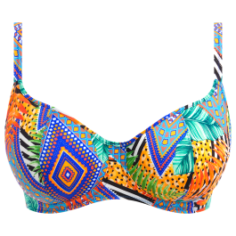 Freya Bademode Cala Palma Padded Bikini Oberteil Multi Annadiva
