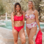 Annadiva Swim Smocky Rio Bikini Hose Dark Coral Annadiva