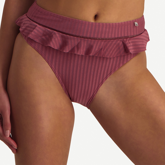 Beachlife Dark Rose High Waist Bikini Hose Annadiva