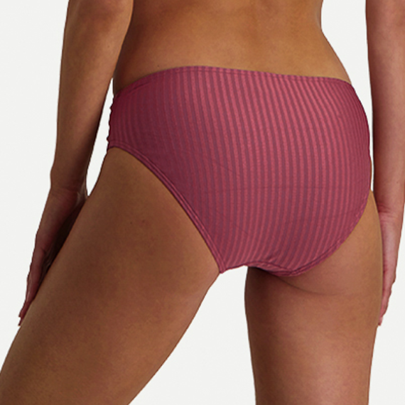 Beachlife Dark Rose Hohe Bikini Hose Annadiva
