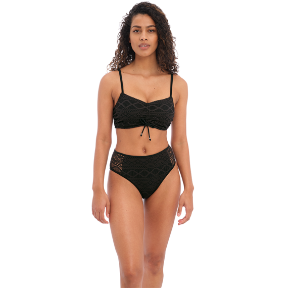 Freya Bademode Sundance Hohe Bikini Hose Schwarz Annadiva