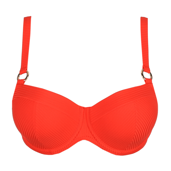 Primadonna Swim Sahara Vorgeformte Balconette Bikini Oberteil Red
