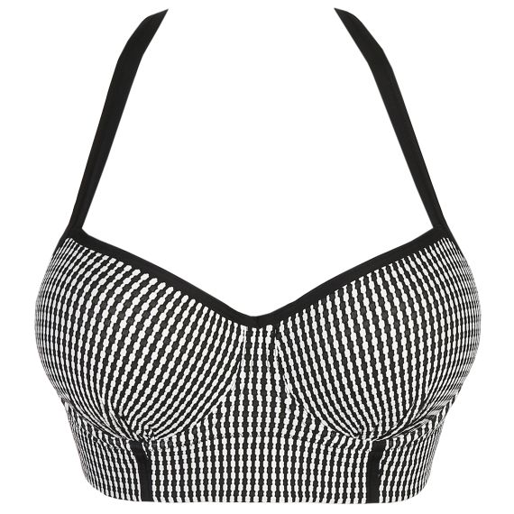 Primadonna Swim Atlas Longline Bikini Top Schwarz Annadiva