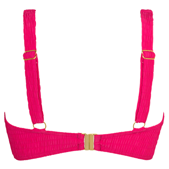 Annadiva Swim Smocky Bralette Bikini Oberteil Dark Coral Annadiva