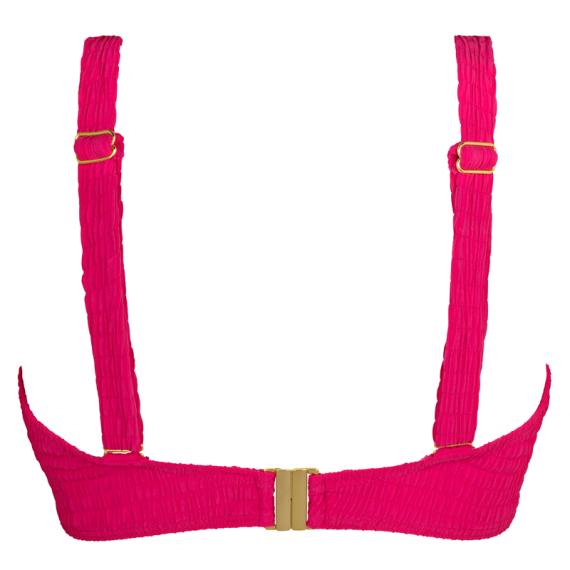 Annadiva Swim Smocky Vorgeformtes Balconette Bikini Oberteil Dark Coral Annadiva