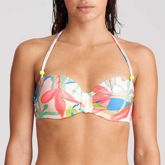 Marie Jo Swim Tarifa Strapless Bikini Oberteil Tropical Blossom Annadiva