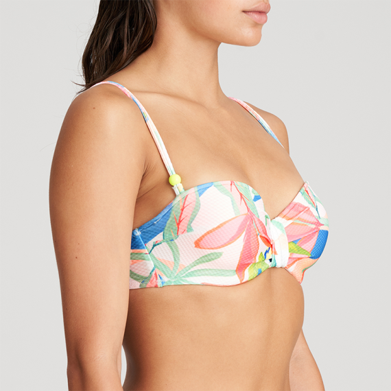 Marie Jo Swim Tarifa Strapless Bikini Oberteil Tropical Blossom Annadiva