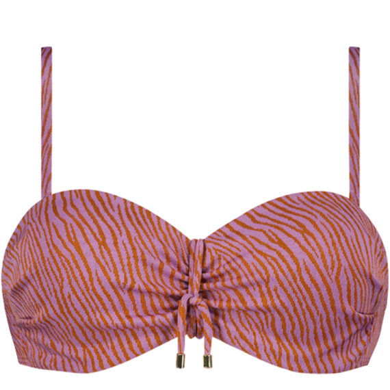 Cyell Zumba Zebra Bandeau Bikini Oberteil Annadiva