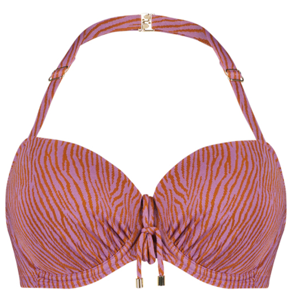 Cyell Zumba Zebra Vorgeformtes Bikini Oberteil Annadiva