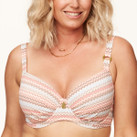 Annadiva Swim Summer Bay Vorgeformtes Balconette Bikini Oberteil Aqua