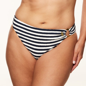 Annadiva Swim Navy Stripes Spezial Bikini Hose Blue