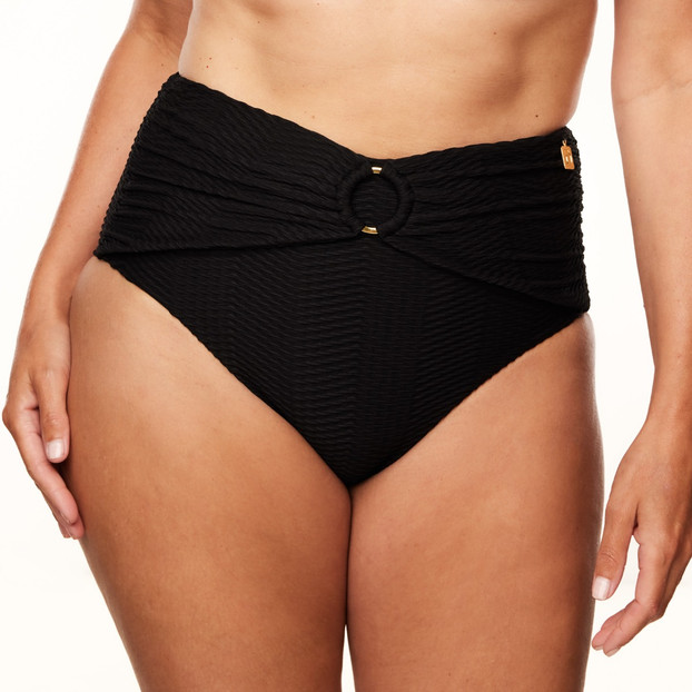 Annadiva Swim The Hills High Waist Bikini Hose Black