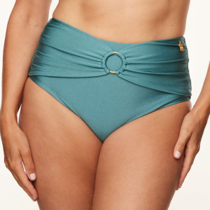 Annadiva Swim Frozen Waters High Waist Bikini Hose Ice