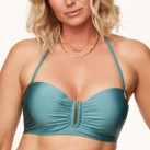 Annadiva Swim Frozen Waters Trägerloses Bikini Oberteil Ice