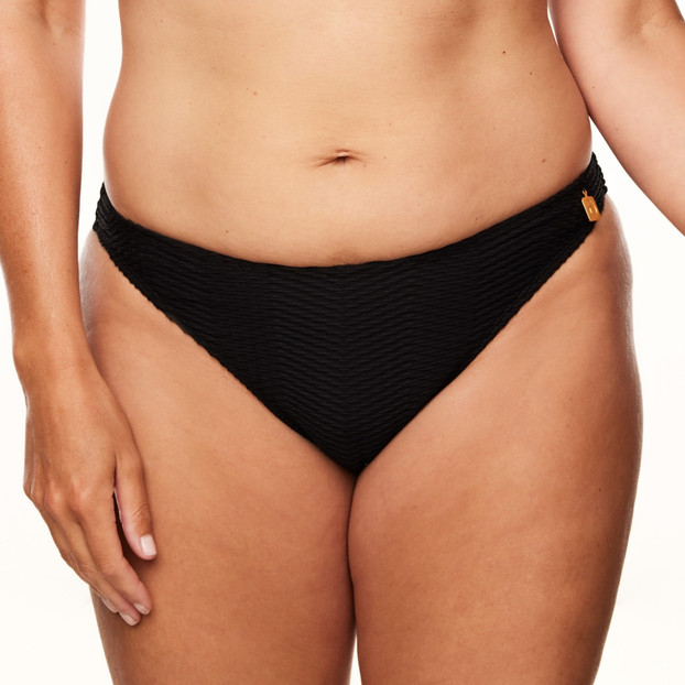 Annadiva Swim The Hills Brazilian Bikini Hose Black