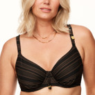 Annadiva Swim The Valley Full Cup Bikini Oberteil Arabica Black
