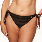 Annadiva Swim The Valley Bikini Hose mit Seitlichen Bändern Arabica Black