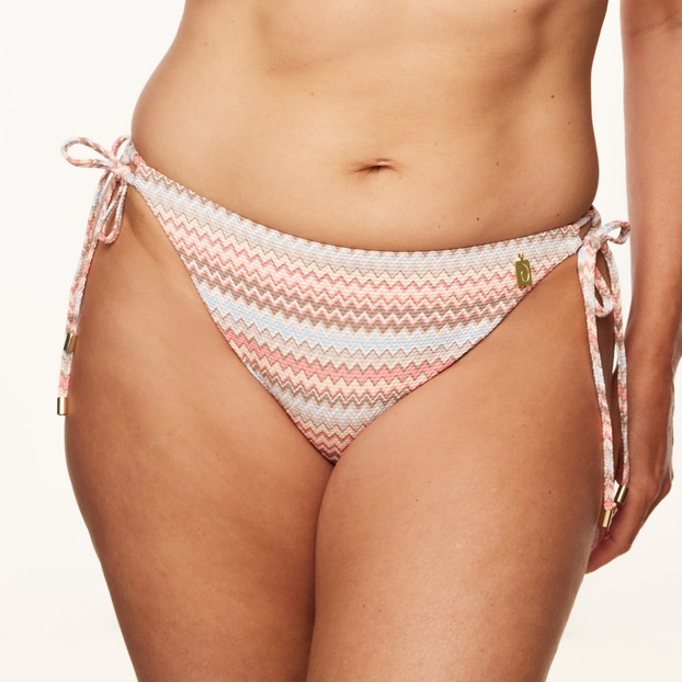 Annadiva Swim Summer Bay Bikini Hose mit Seitlichen Bändern Aqua