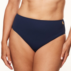 Annadiva Swim Waves Hohe Bikini Hose Navy