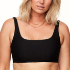 Annadiva Swim The Hills Bralette Bikini Oberteil Black