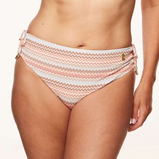 Annadiva Swim Summer Bay Hohe Bikini Hose mit Seitlichen Bändern Aqua