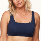 Annadiva Swim Waves Bralette Bikini Oberteil Navy 