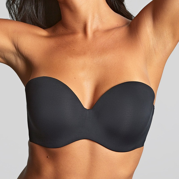 Panache 365 Trägerloser BH Black