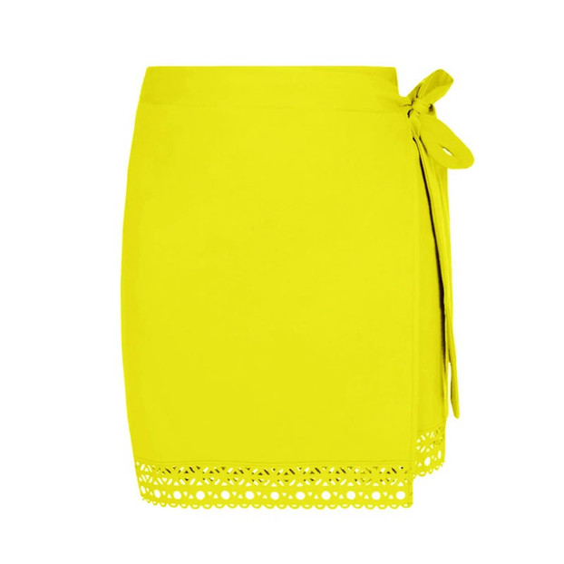Lise Charmel Bademode Ajourage Couture Wikkelrock Jaune