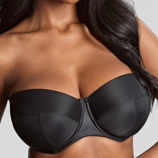 Panache Alice Trägerloser BH Black