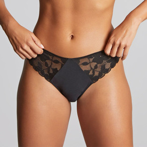 Panche Dessous Amour Brazilian Slip Schwarz