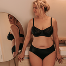 Annadiva Dessous Première Taillenslip Jet Black 