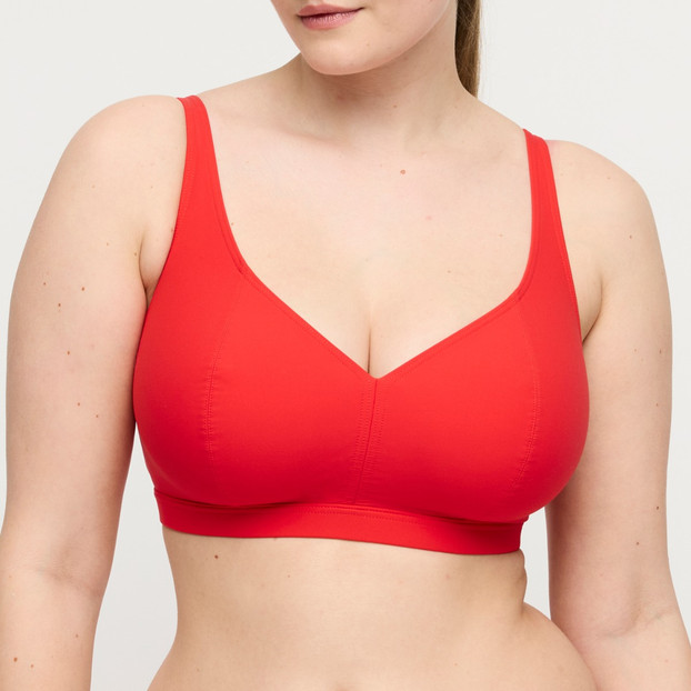 Primadonna Swim Aswan Bralette Bikini Oberteil Fiesta Red