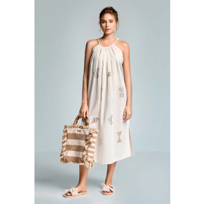 Iconique Ava Strandkleid Ivory