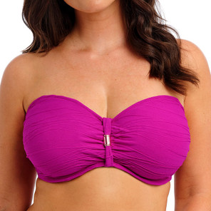 Fantasie Swim Beach Waves Bandeau Bikini Oberteil Bright Fuchsia