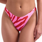 Beachlife Pink Zebra High Brazilian Bikini Hose