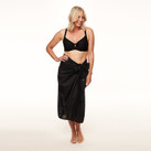 Annadiva Swim Sparkling Black Wickelrock Black
