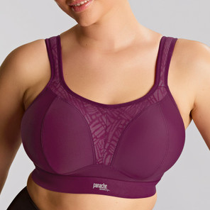 Panache Sport Boundless Vorgeformter Sport BH ohne Bügel Berry Chalk
