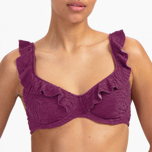 Beachlife Bright Plum Bügel Bikini Oberteil Plum