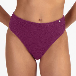 Beachlife Bright Plum High Waist Bikini Hose Plum
