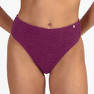 Beachlife Bright Plum High Waist Bikini Hose Plum