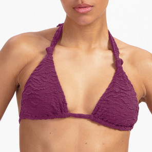 Beachlife Bright Plum Triangle Bikini Oberteil Plum