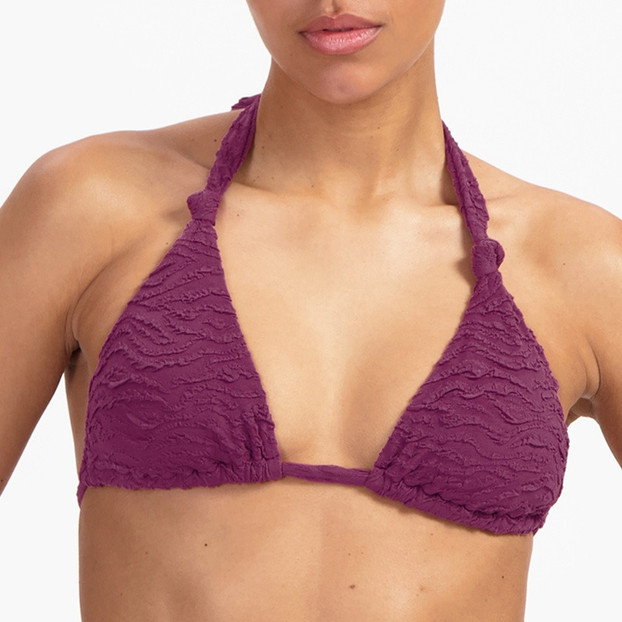 Beachlife Bright Plum Triangle Bikini Oberteil Plum