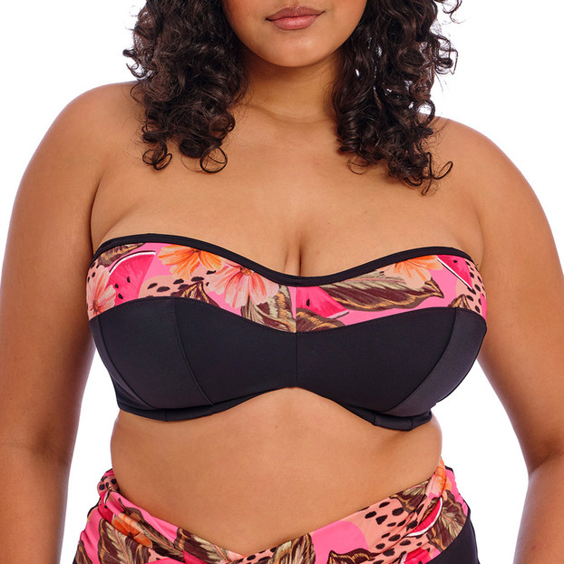 Elomi Swim Cabana Nights Bandeau Bikini Oberteil Multi