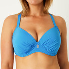 Annadiva Swim Capri Vorgeformtes Balconette Bikini Oberteil Cornflower