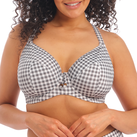 Elomi Swim Checkmate Plunge Bikinitop Grey Marl