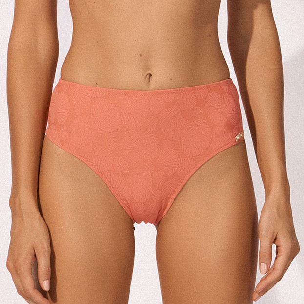 Watercult Coastal Daydream Hohe Bikini Hose Coral Sunset