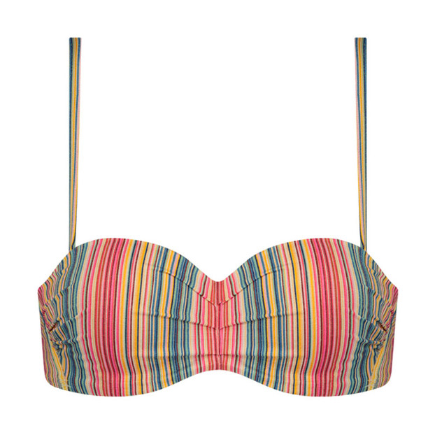 Cyell Color Dash Bandeau Bikini Oberteil