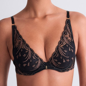 Aubade Cosmic Romance Vorgeformter Plunge BH Black Star