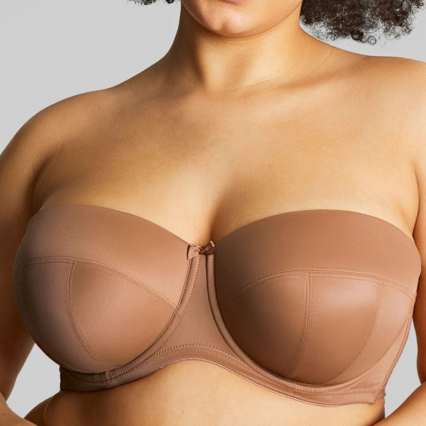 Sculptresse Dana Trägerloser BH Caramel