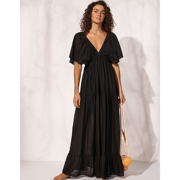 Watercult Dolce Whimsy Strandkleid Black
